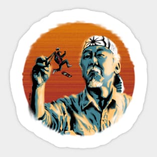 Mr. Miyagi & Marty McFly Sticker